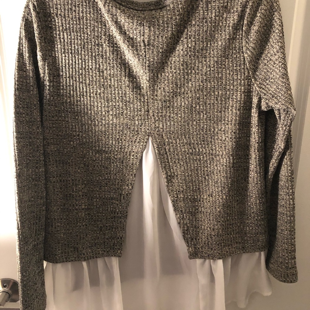 Altar’d State grey/ivory sweater